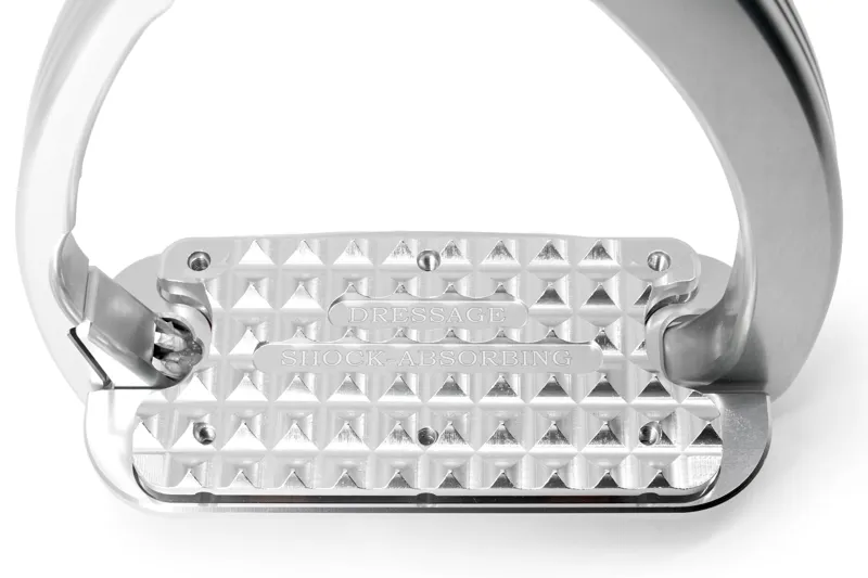 Tech Venice Dressage Plus Stirrups Silver HIRE-2